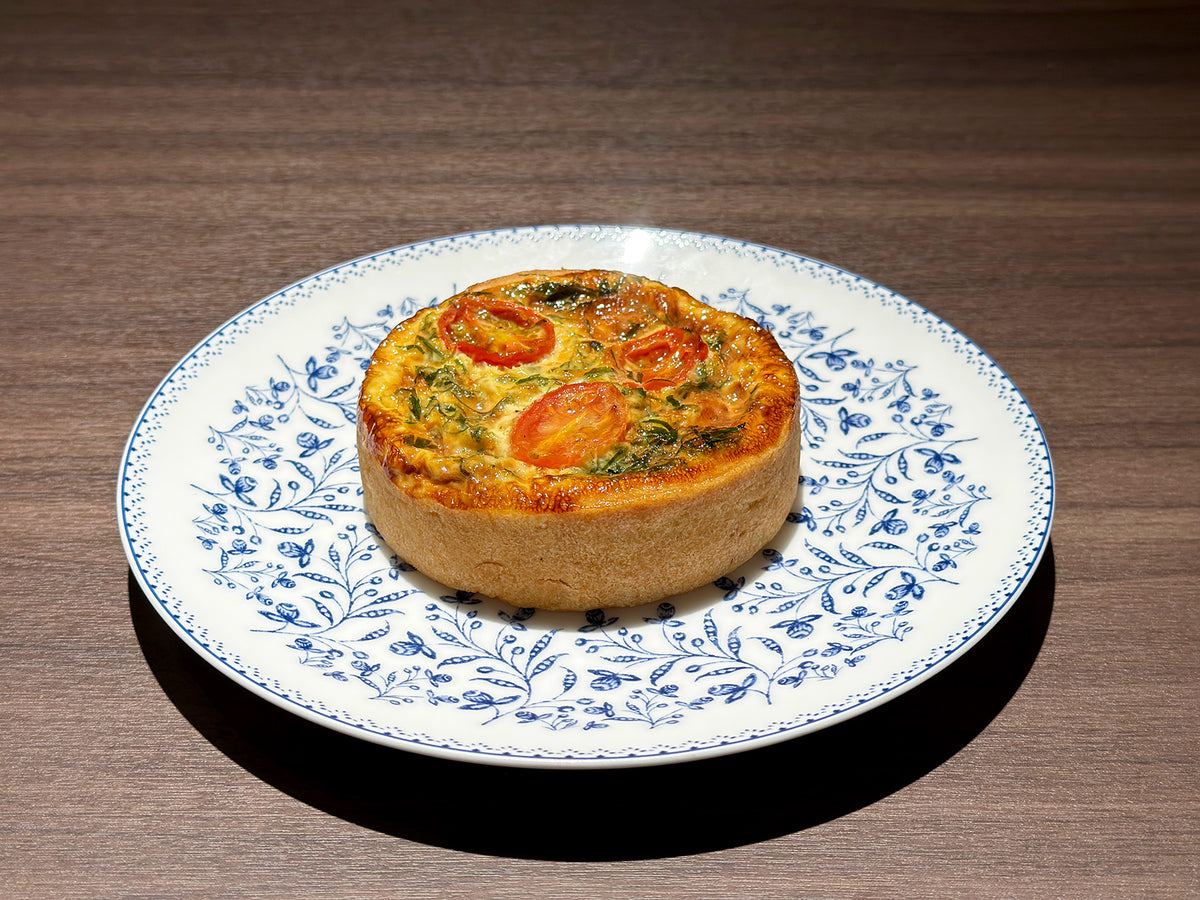 Tomato Mushroom Quiche