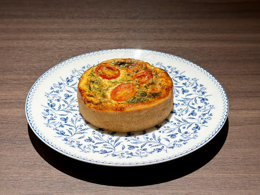 Tomato Mushroom Quiche