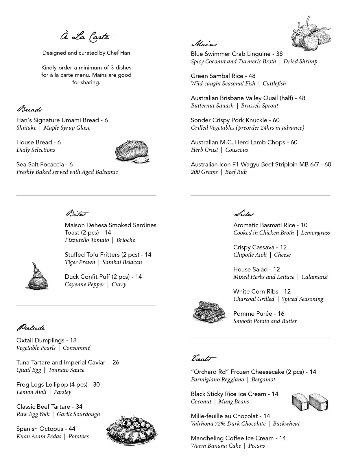 Menu – Sonder